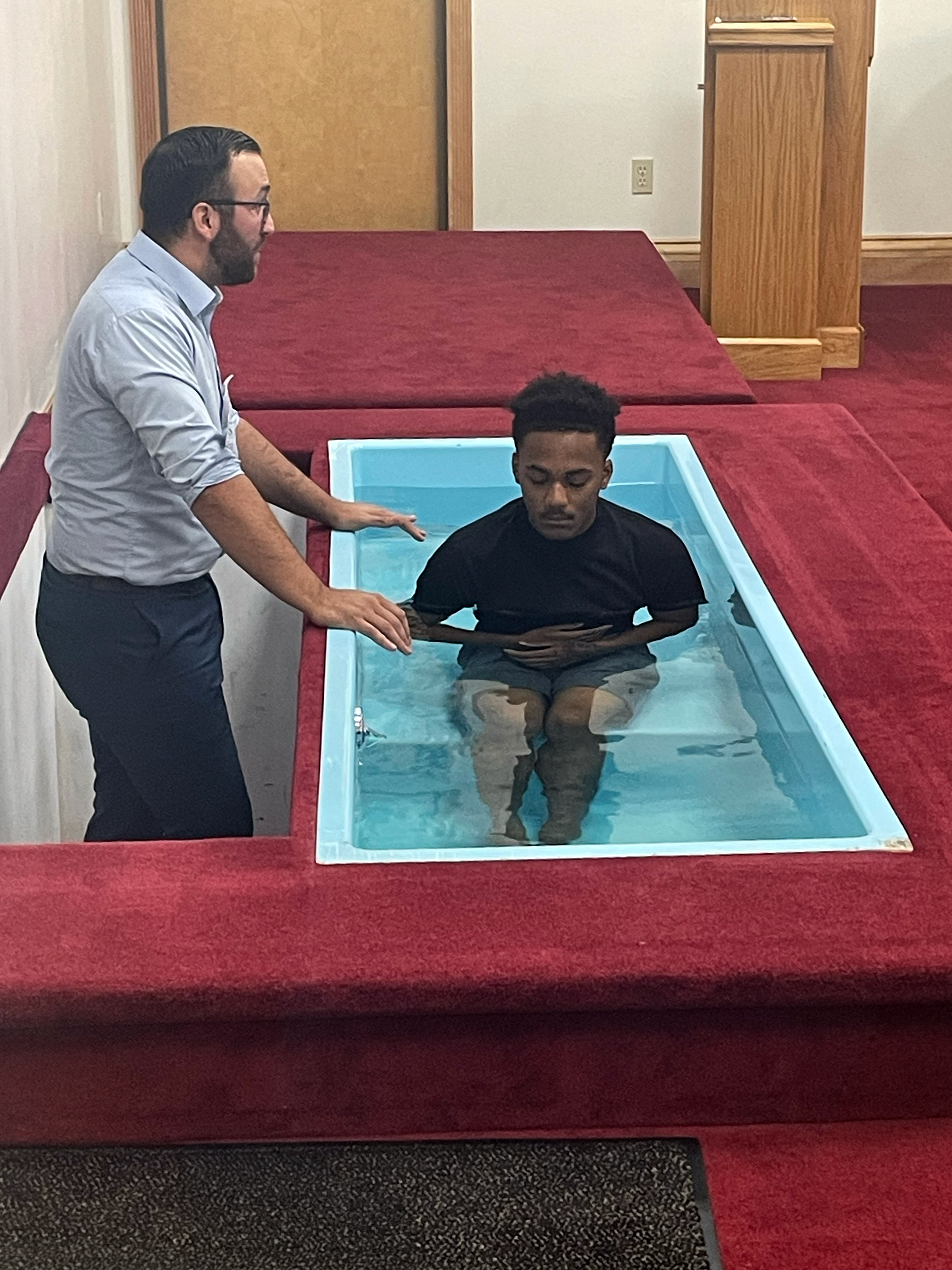 Baptism at Blessed Hope Baptist Church